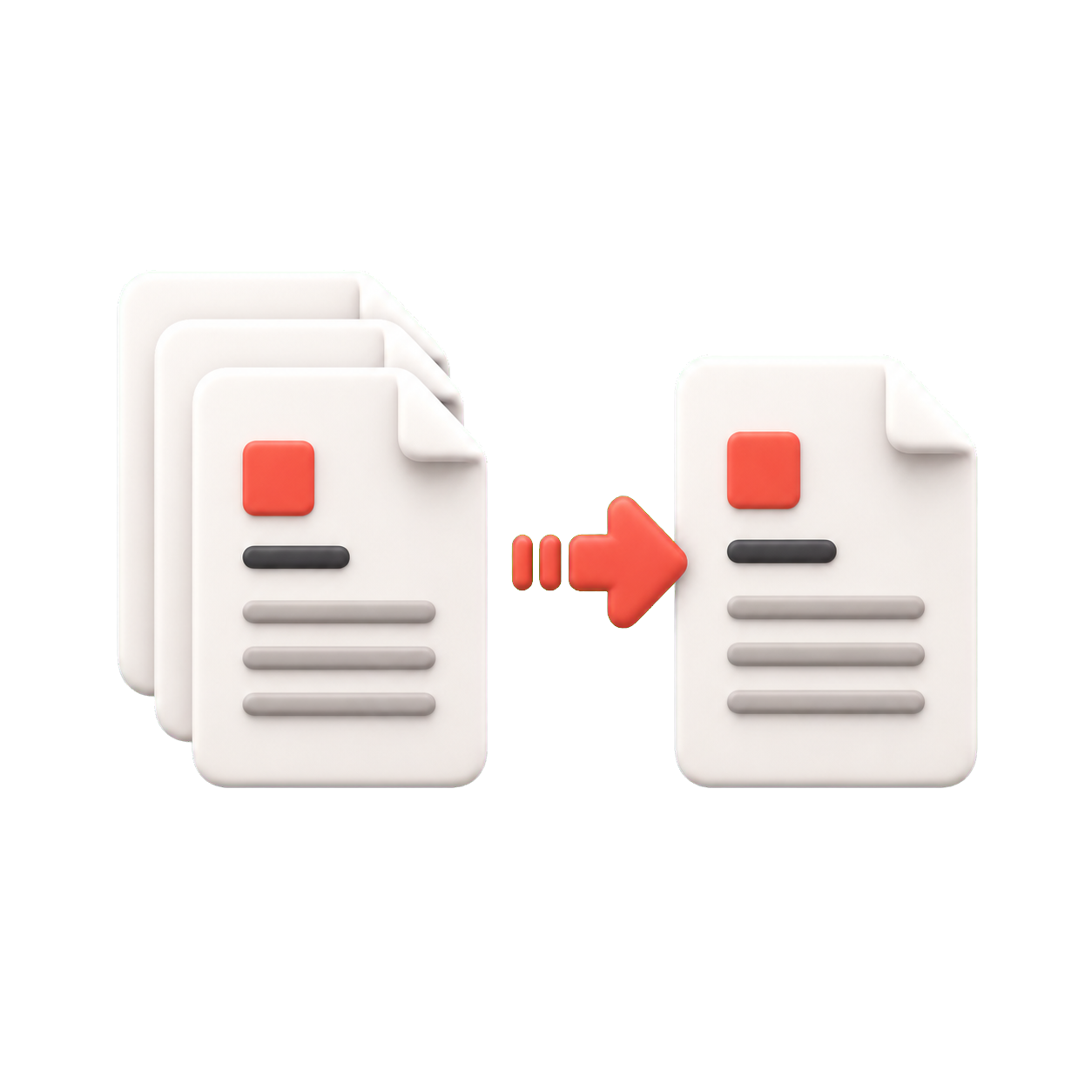 Flatten PDF converter icon