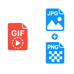 GIF to JPG or PNG converter icon