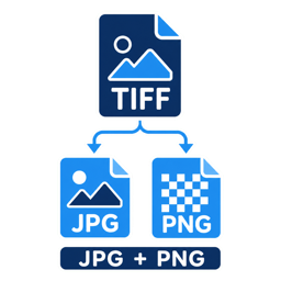 TIFF to JPG or PNG converter icon